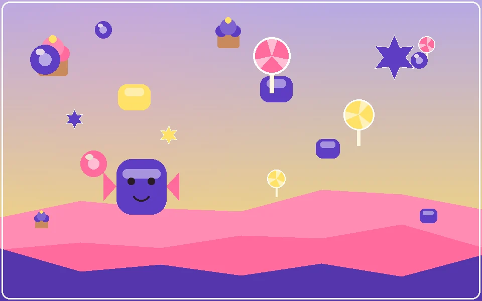 Candy Space Run - free candy arcade game